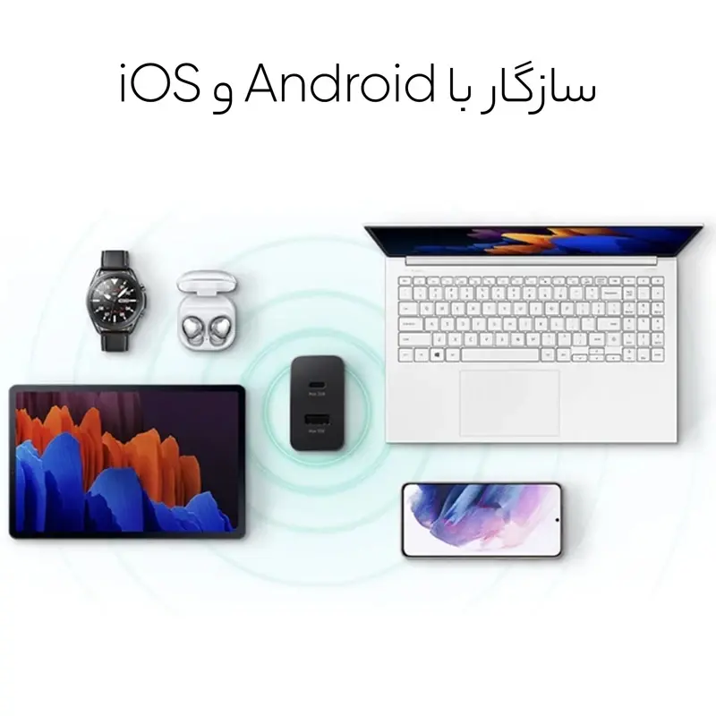 شارژر دیواری 35 وات سامسونگ مدل EP-TA220